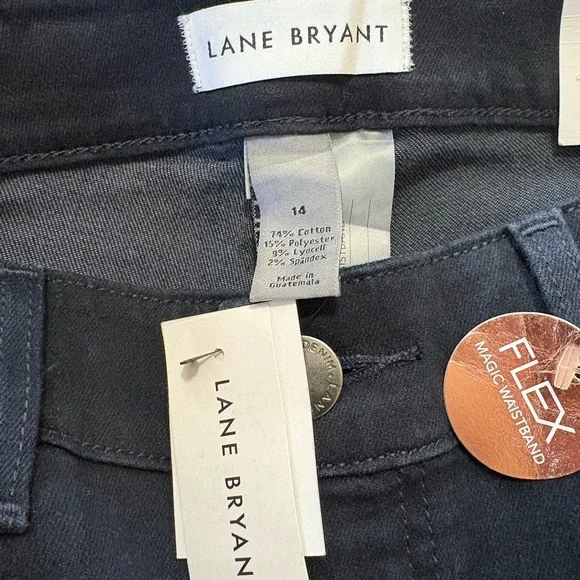 Lane Bryant Women's Straight Leg Cropped Curvy Fit Size 14 jeans - Picture 3 of 6